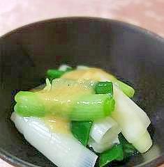 レンジで簡単♪ 3分でねぎぬた